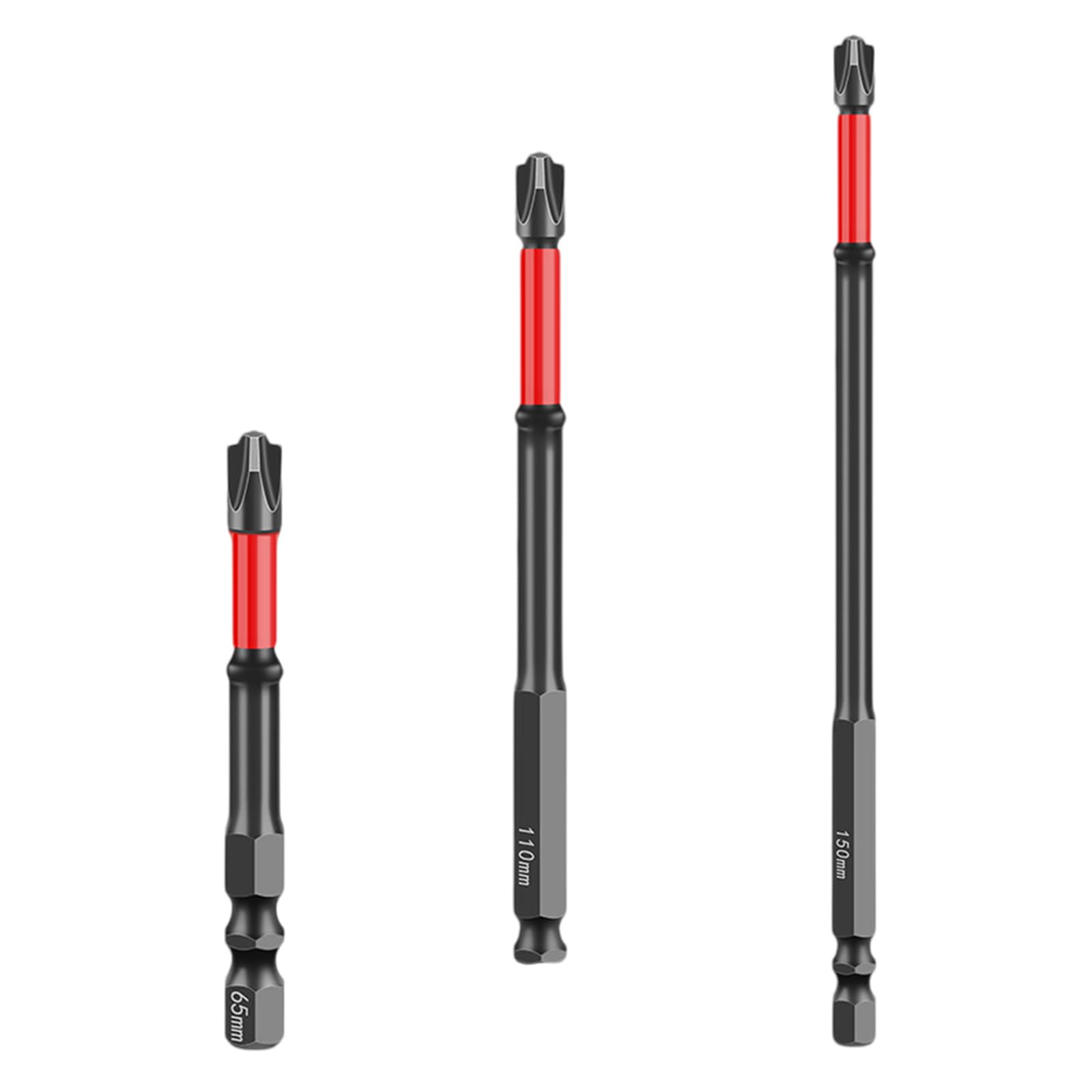 Tsophreniq B Duty 1 / 4Inch Hexagonal Shank Screwdriver It Tip Nonslip Handle For Electrician Tool 65Mm / 110Mm / 150Mm Hand Tool For Electrical Work