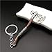 Feidiao Nouveau Jeu God of War 4 Kratos Shield AX Porte-clés Rond Chopper Pendentif Porte-clés (6)