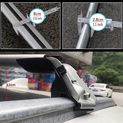 WXHHH Misura Barre Portapacchi Personalizzata per