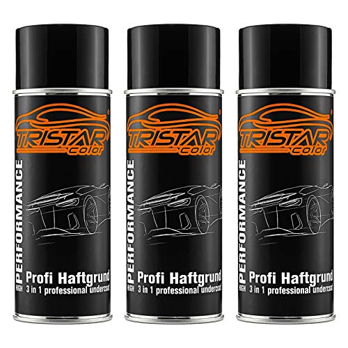 TRISTARcolor 3 in 1 / Rostschutz/Füller/Haftgrund/Spraydose - Sprühdose 3 x 400 ml grau