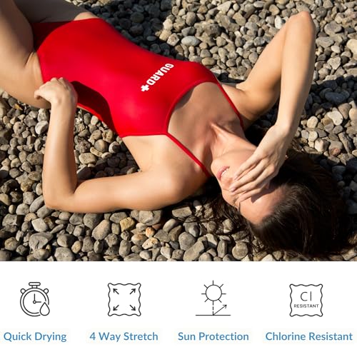 Sporti Women's Lifeguard One Piece Swimsuit - Bathing Suit for Swimmers - Competitive Swimsuit Women4