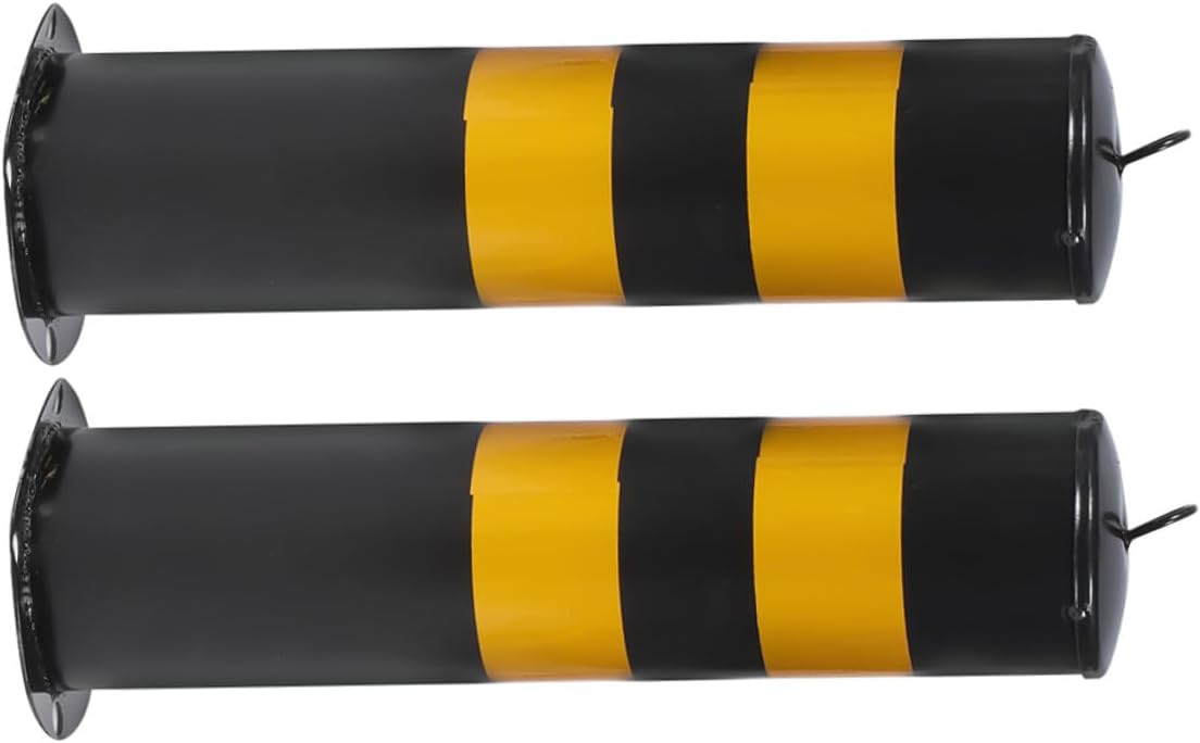 PRETYZOOM 2pcs Security Posts for Driveways Safety Column Parking Barrier Construction Barrier Traffic Control