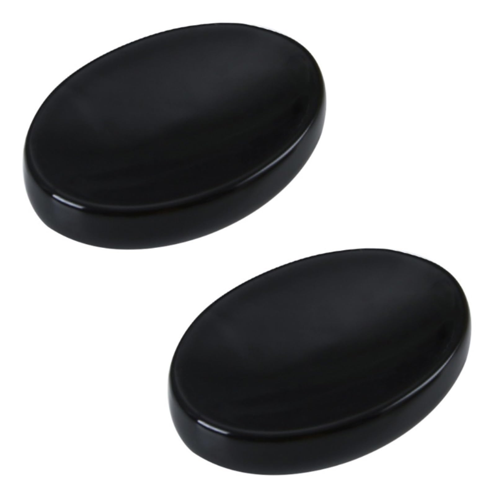 soap dish, Ceramic Soap Dish 2-Pack Multicolor(Schwarz)