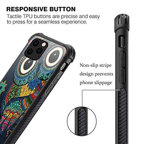 Iphone 11 Case,Owl Picture Design Iphone 11 Case For Girls Women,Anti-Fall Case With Tpu Bumper Protective Case Cover For Iphone 11-6.1 Inch #TOP1