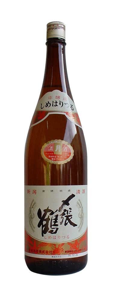 Amazon.co.jp: 【宮尾酒造】〆張鶴 月 本醸造 1800ml 新潟の日本酒