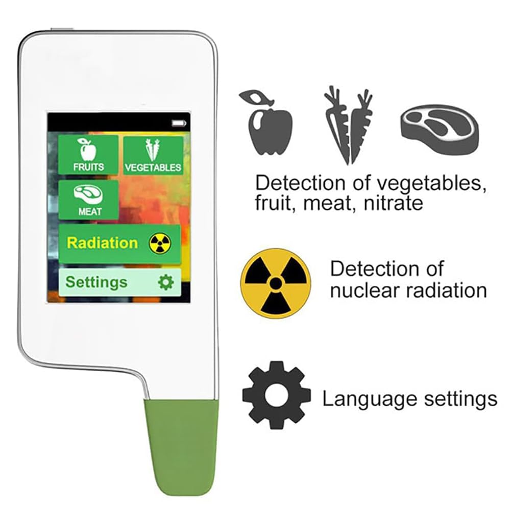 Tester per nitrati alimentari, rilevatore di residui di pesticidi, misuratore TDS PPM accurato per test di qualità dell'acqua potabile, frutta, verdura, carne - analisi ad alta precisione