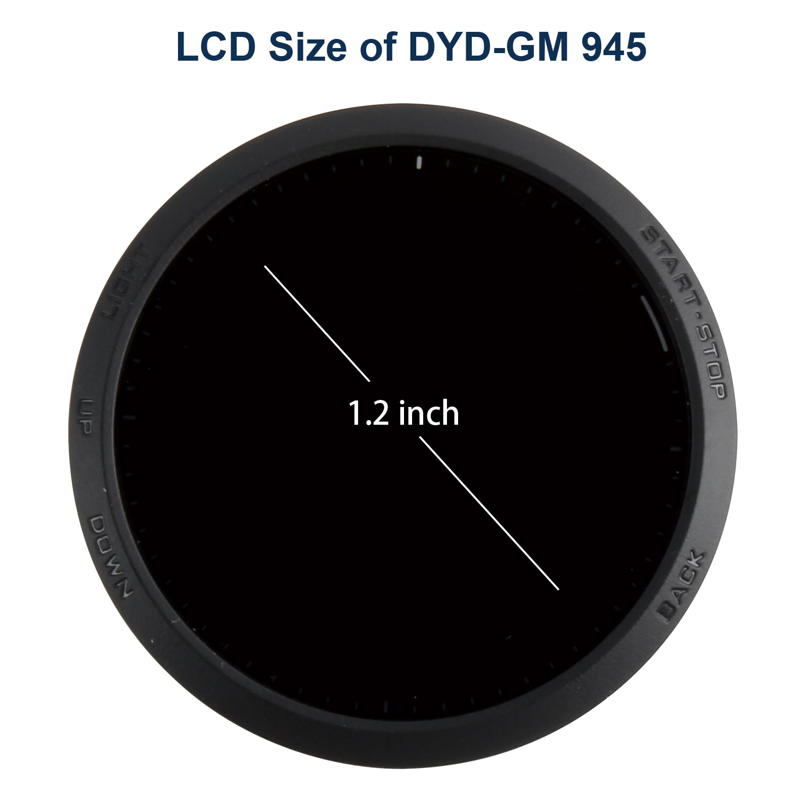 Schermo LCD per Garmin Forerunner 945 Schermo di Ricambio per Garmin Forerunner 945 1.3" Display LCD Display Digitalizer Touch Screen Assemblea Completa con Strumenti (Nero, Versione Non per NFC)