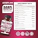 All-in-1 8885mg Highest Potency Sea Moss, Black Seed, Ashwagandha, Turmeric, Apple Cider Vinegar, Dandelion with Elderberry, Vitamin C & D3 - Immune, Energy Support Supplement - 90 Vegan Capsules