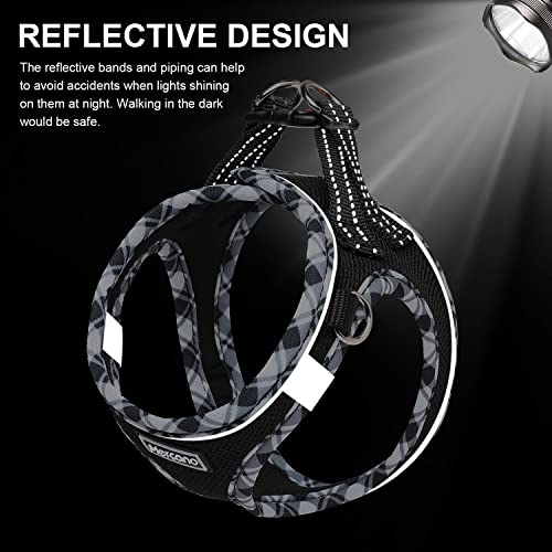 Arnés de chaleco para perros Mercano Pet Vest Harnesses ajustable reflectante 7