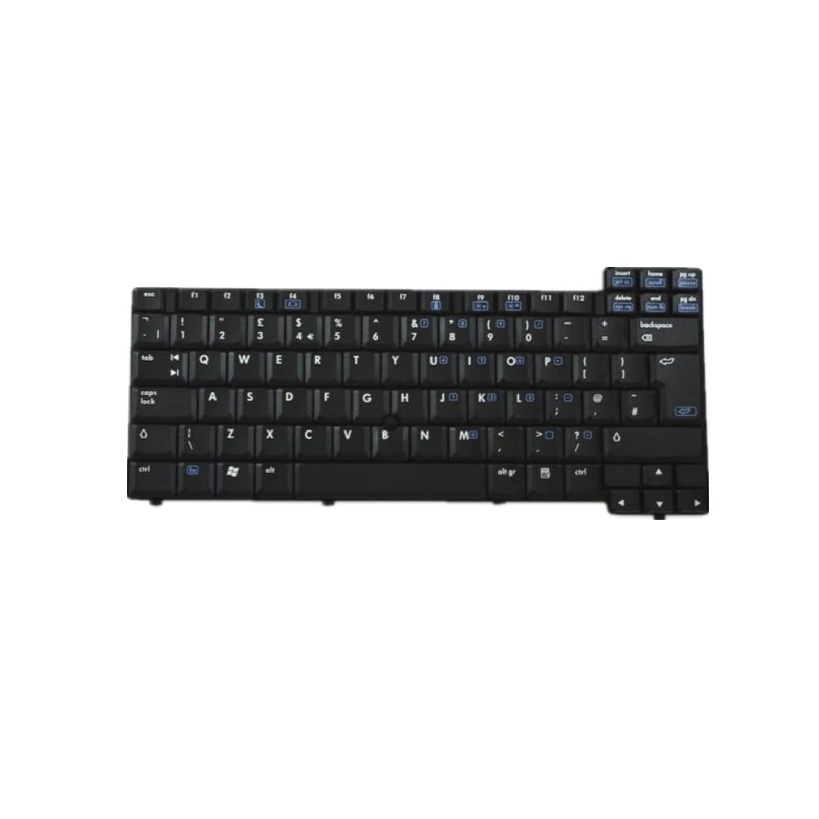 Teclado de Laptop para HP Compaq CQ nw8240 Black UK English Layout repuesto 2