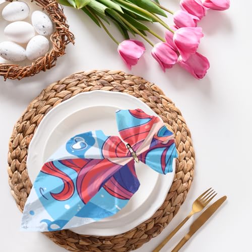 Servilletas de Tela Pretty Mermaid Set x6 50.5x50.5 cm miniatura 4