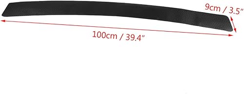 Miniatura 5 de Keenso - Protector adhesivo para parachoques trasero, protector de parachoques trasero autoadhesivo, tira protectora para umbral de puerta trasera