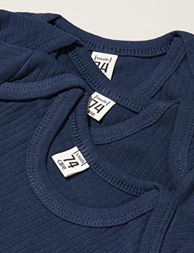 Care Baby Body Kurzarm aus gerippter Baumwolle (5er Pack), 5er Pack Dress Blues (772), 56|1-2 Months - Image 2