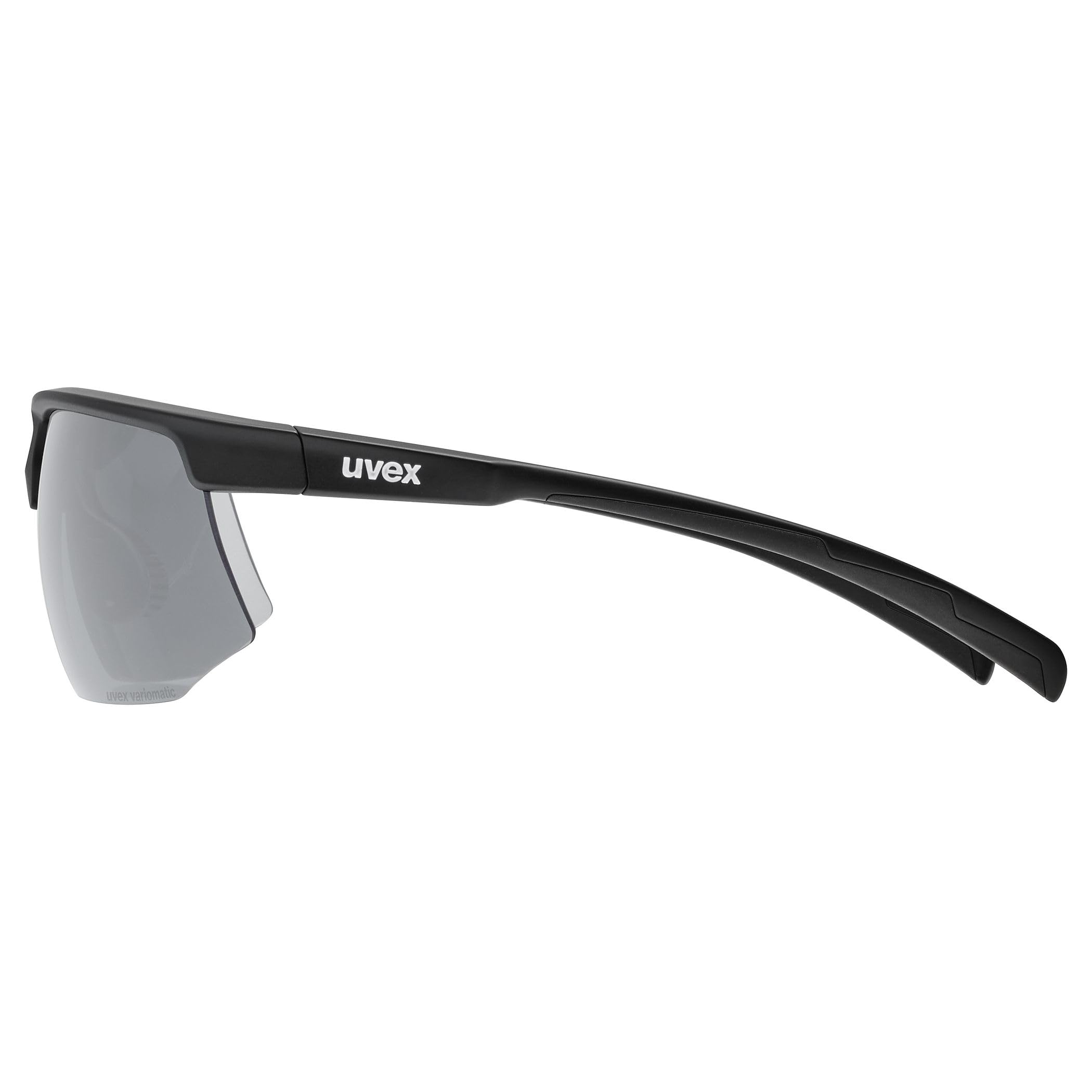 Uvex aerios S V – lunettes de sport étroites et ultralégères à teinte automatique pour adultes avec traitement anti-buée et branches soft