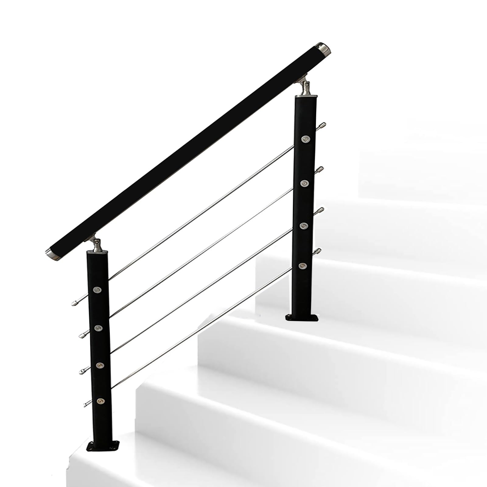野外用手すり Amazon.co.jp: 屋外階段手すりキット 2 3ステップ トランジショナル