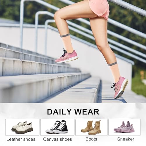 InaWarm Calcetines Mujer 6 Pares, Deporte Running Senderismo de Algodón Transpirables, Trekking Amortiguadores para Deportes al Aire Libre - imagen 7
