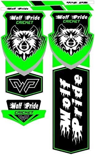 Image of WP Green Cricket Bat Sticker