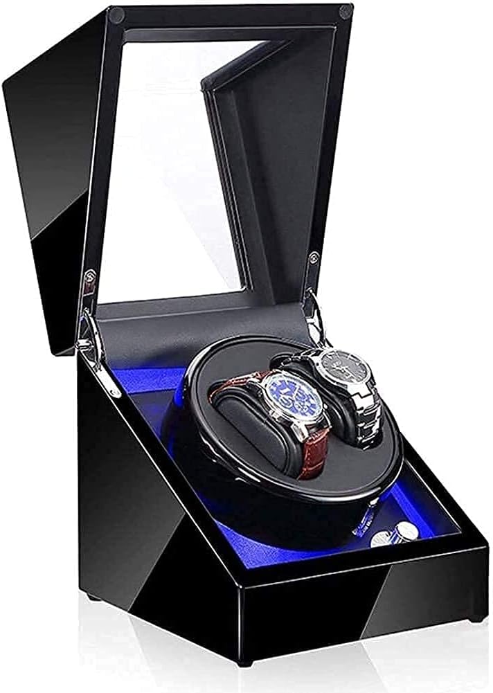 Amazon.com: Automatic Watch Winder Box Watch Storage Box Wooden Double ...