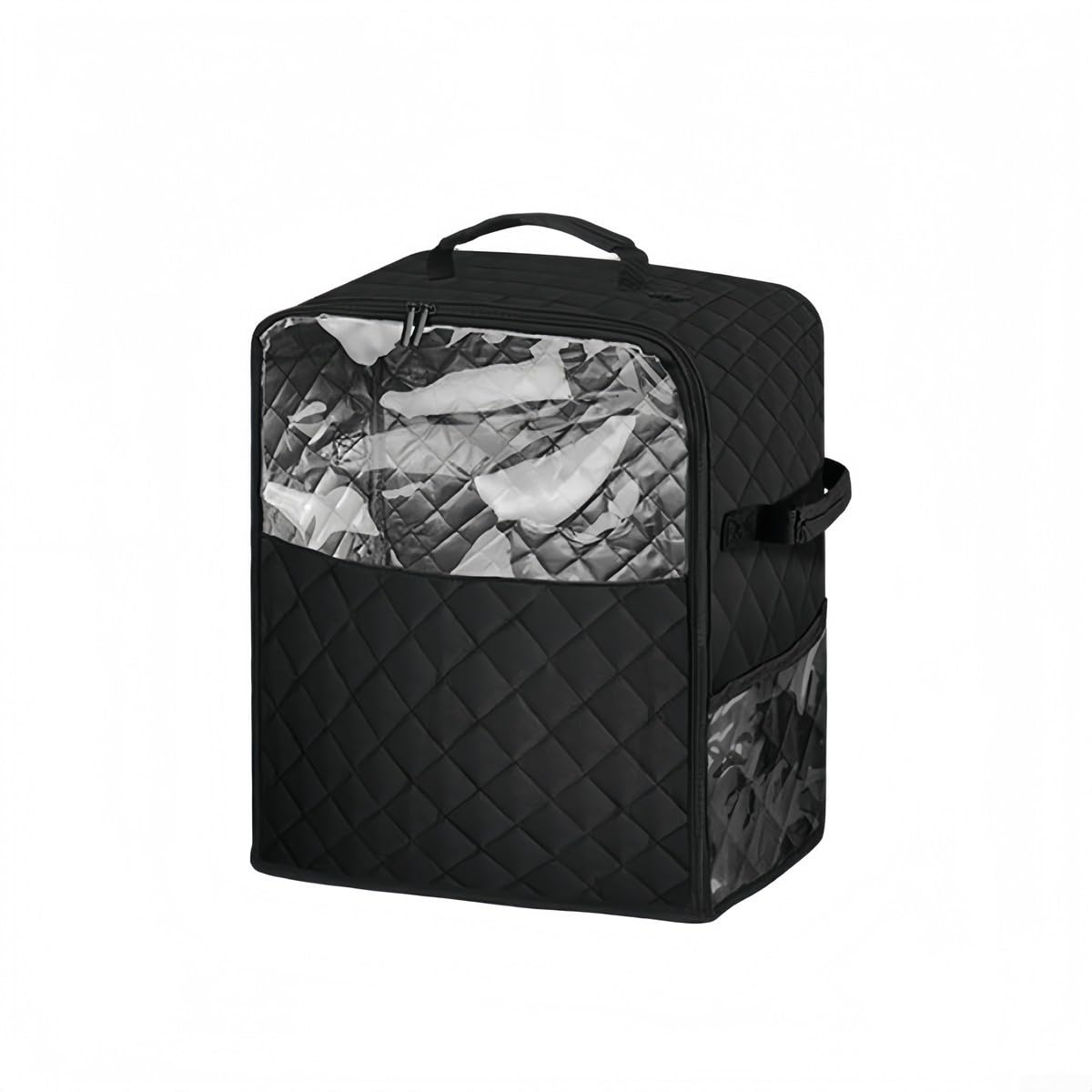 Funda para amasadora 37x24x43cm impermeable con ruedas y almacenamiento de útiles