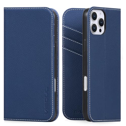 Amazon.co.jp: VISOUL iPhone16 Pro 対応ケース 手帳型 本革