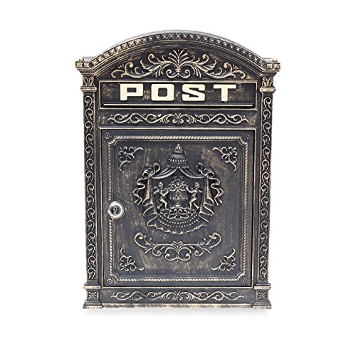 Relaxdays Cassetta delle Lettere, HLP: 44,5 x 31 x...