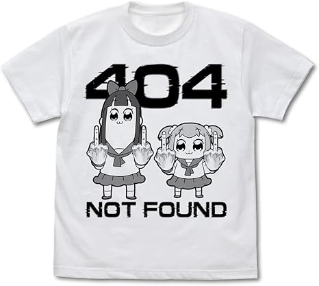 Amazon コスパ ポプテピピック 404 Tシャツ White Mサイズ アニメ 萌えグッズ 通販 Amazon コスパ ポプテピピック 404 Tシャツ White Mサイズ アニメ 萌えグッズ 通販
