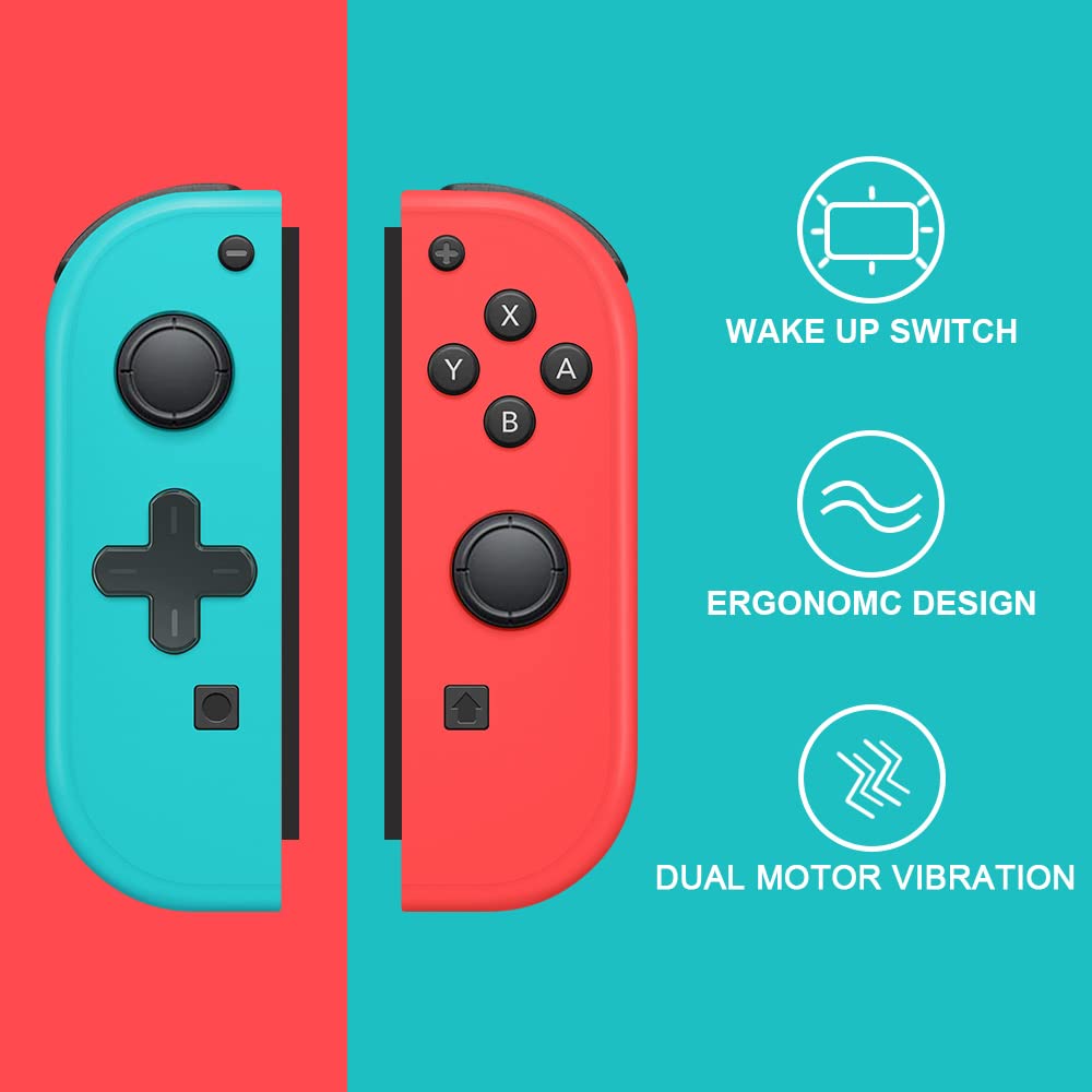 Left and Right Controllers for Nintendo Switch as a Joy Con