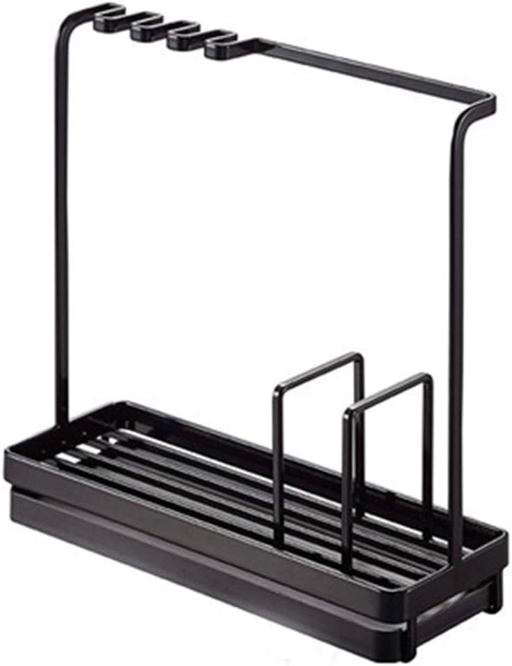 Kitchen Utensil Towel Rack Hanging Holder Sponge Drain Rack Shelf Storage Gadgets Space Save for Counter