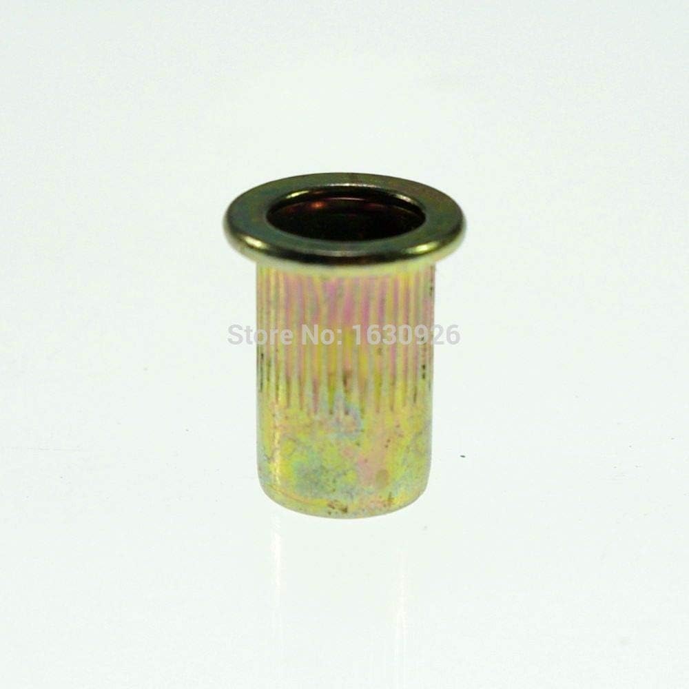 Generic 50 pieces Flat Head Metric Steel M8 Blind Insert Rivet Nut Rivnut