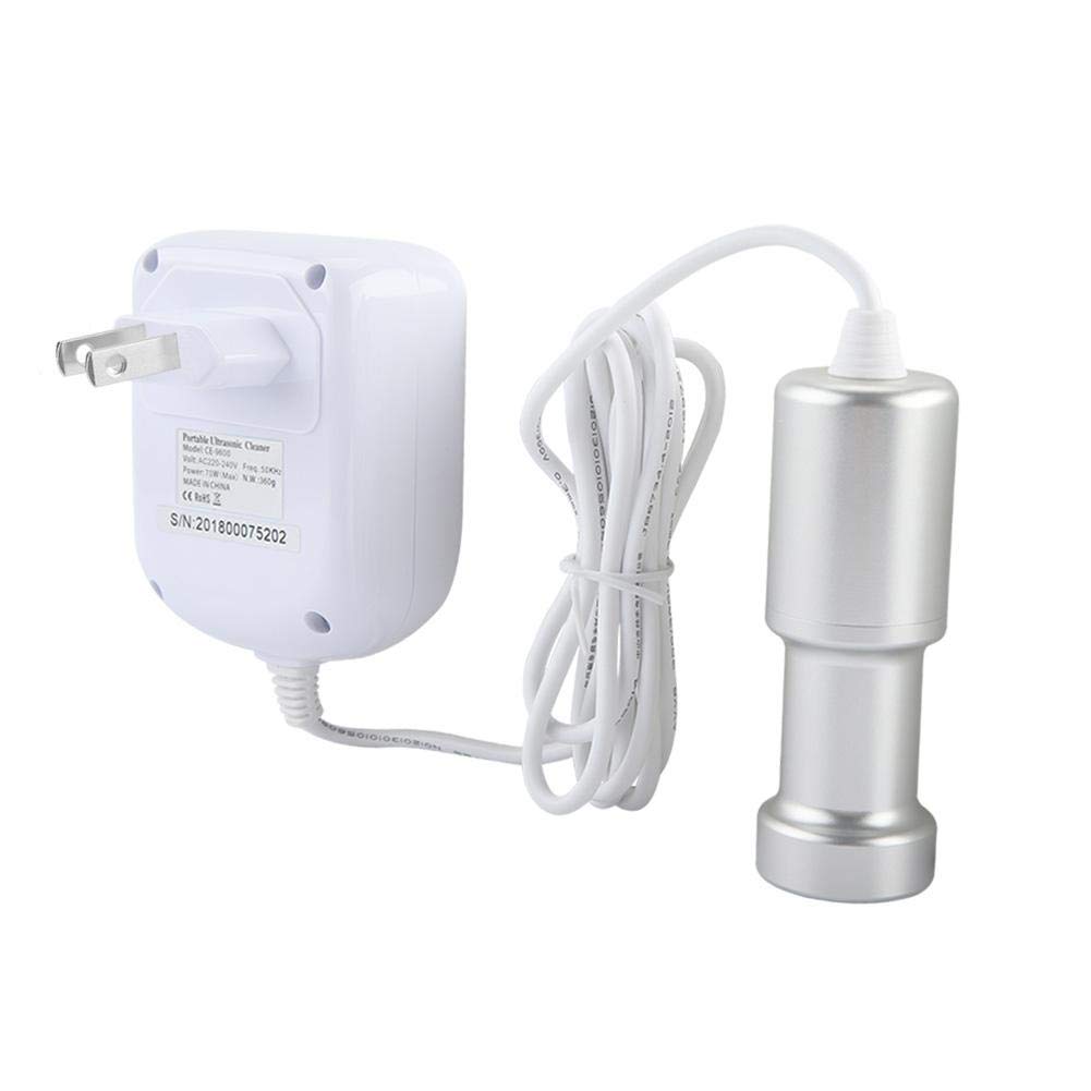 NITRIPPortable Ultrasonic Fruits Eyeglass Cleaner Necklace Jewelry Cleaning Machine(US Plug)