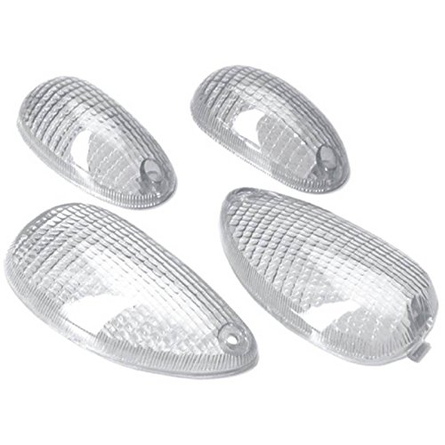 one by Camamoto cod.77206322 kit gemme vetri frecce anteriori e posteriori trasparenti compatibile congilera typhoon nrg 50-125cc prima serie