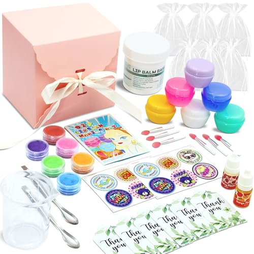 WhizToys 39Pcs Lip Balm Making Kit for Girls and Women
