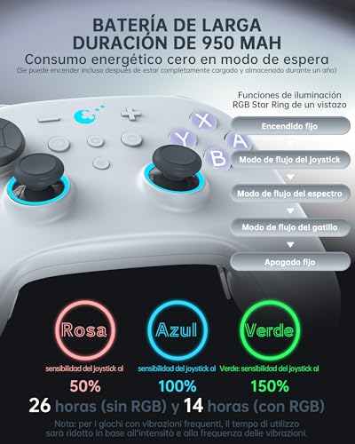 Image of GuliKit TT MAX Wireless Controller (Gray)-720 TMR Joystick, 950mAh