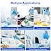 FOUR E'S SCIENTIFIC 5-50uL Multichannel Pipettes 8-Channel Pipettor Adjustable High Accurate Micropipette for Laboratory