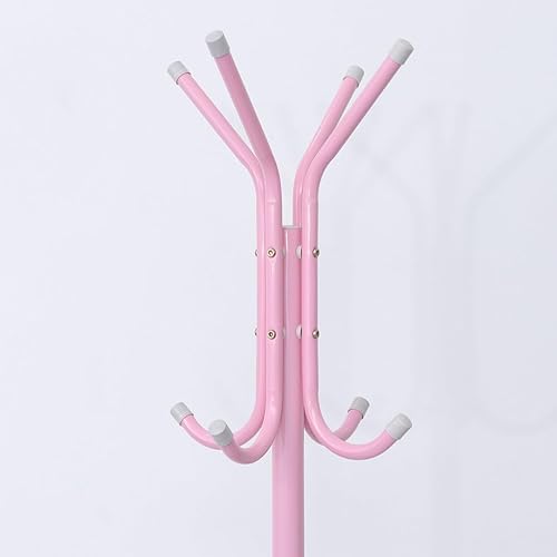 Miniatura 8 de Healvian Perchero con 12 ganchos, perchero independiente, perchero de hierro, perchero de árbol de fácil instalación, soporte para sombreros,