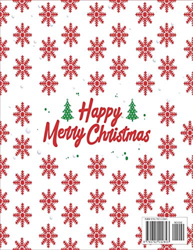 Merry Christmas Coloring Book: 70+ Santa Coloring Book for Kids with Reindeer, Snowman, Santa Claus,