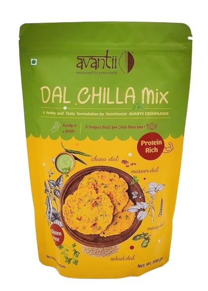 See full amazon price history chart for avantii reconnect to your roots Mixed Dal Chilla/Protein Dosa Mix Moong,Lentil,Black Gram Dal,Protein Rich,Formulated By A Nutritionist Instant Breakfast And Snacks-500Gm avantii reconnect to your roots Mixed Dal Chilla/Protein Dosa Mix Moong,Lentil,Black Gram Dal,Protein Rich,Formulated By A Nutritionist Instant Breakfast And Snacks-500Gm (B0CZNQ419B) Amazon Price History, Amazon Price Tracker