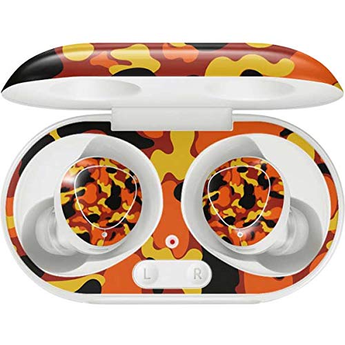 Skinit Decal Audio Skin Compatible with Galaxy Buds+ - Officially Licensed Skinit Originally Designed Orange Camo Design