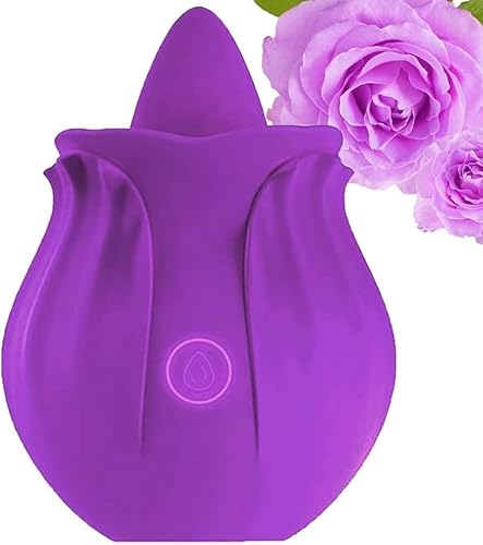 Roses Toy 2025 New Enhanced Clitioral Sucker Powerful Womens Viboators Rose Viboatorr Waterproof Flower Vibration The Rose Adult Toy for Women 10 Speeds Couple Games Adult RT56 (purple2)