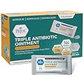 MED PRIDE Triple Antibiotic Ointment Packets Bulk 144 X 0.9g, Individual Antibiotic Ointment Packets for Burns, Cuts, Wound Care