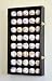 40 Baseball Display Case Cabinet Holder Wall Rack w/ UV Protection -Black