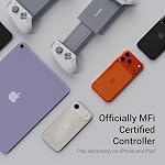 GameSir G8 Plus MFi Phone Controller for iPhone 15/16/17/iPad Mini & Android (USB-C), Officially MFi Certified- Ergonomic Grip, Play Call of Duty,Stream Xbox, PS Remote Play, 2 Pro Back Buttons