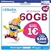 Produktbild LEBARA Handytarif Hello! Amazon | 60 GB Datenvolumen | 9,99 mtl. | 5G mit bis zu 50 Mbit/s | Allnet-Flat Telefonie & SMS Deutschland inkl. EU-Roaming | 200 Auslandsminuten