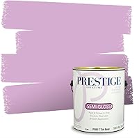 Vista 75 de PRESTIGE Pinturas de pintura interior e imprimación en uno, 1 galón, plano, combinación comparable de Sherwin Williams* Kimono Violet*