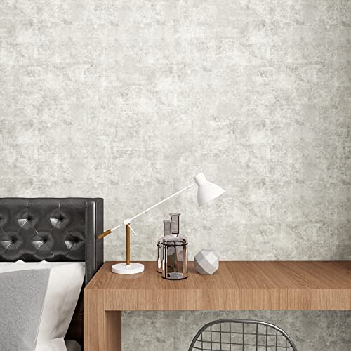 Veelike 15.7''X118'' Concrete Wallpaper Texture Peel And Stick Concrete Contact Paper For Countertops Waterproof Removable Industrial Concrete Effect Mural Self Adhesive Cement Roll For Walls Cabinets thumb #5