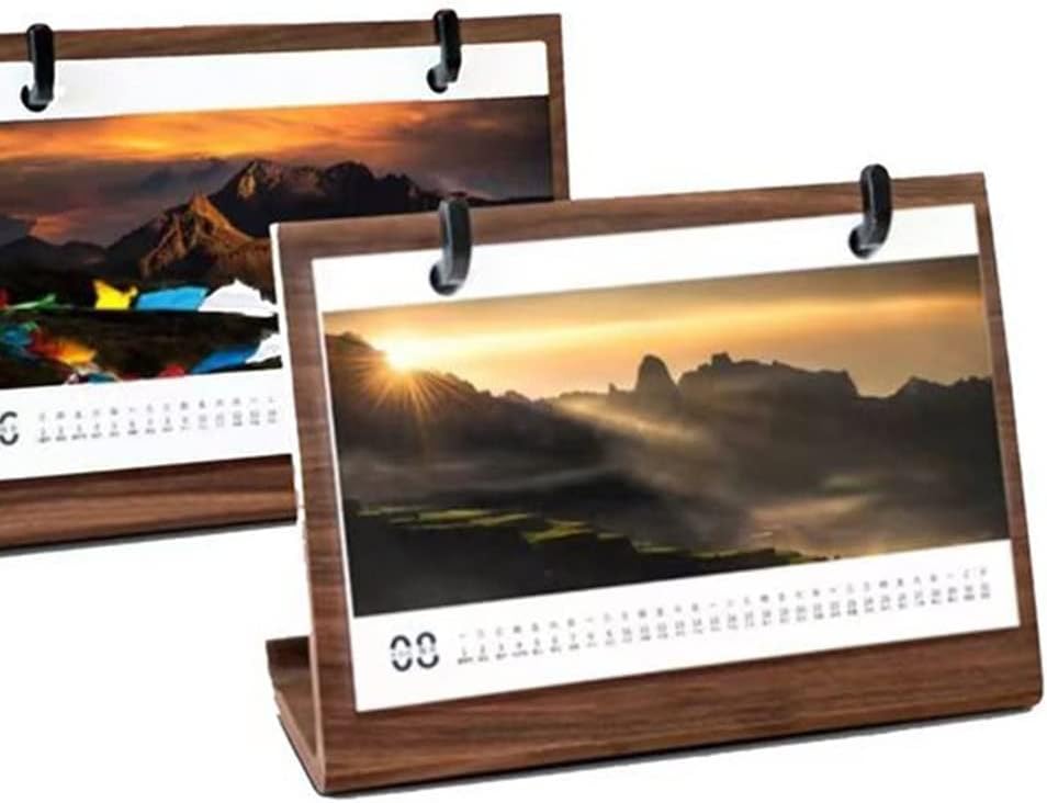 Calendario De Escritorio Escocia 2026-2027 - Tamaño A5 (15,25x22 Cm), Papel Grueso, Diseño Con Fotos