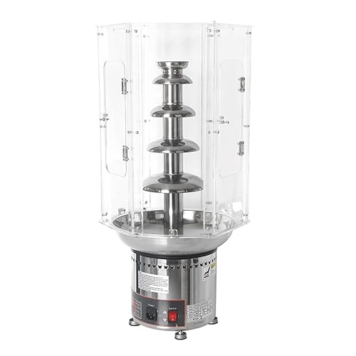 Stainless Steel Chocolate Fountain with Adjustable Temperature for Parties, Weddings, Cafeterias