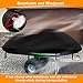 Jetski Sea-doo Cover Waterproof, Upgraded 420D Heavy Duty Jet Ski Covers,2 Air Vent Marine Grade UV Resistant for Seadoo,Kawasaki,Waverunner Polaris from 136