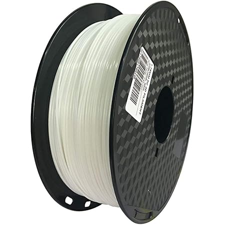 Filament PC blanc 1,75 mm pour imprimante 3D PC Filament (blanc) Haute résistance 1 kg Matériau d'impression Spool PC (blanc)