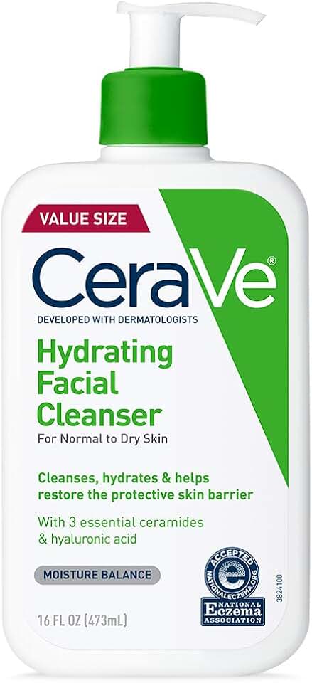 CeraVe -"Cerave Nemlendirici Yüz Temizliği, 473 ml, gerçek uygulama için ku